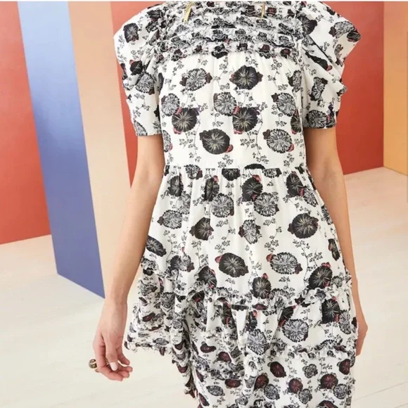 Ulla Johnson • Cassian Floral Cotton-Blend Midi Dress NWOT - Picture 15 of 15